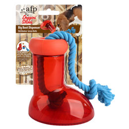 Produktbild von AFP Intelligenzspielzeug Doggies Shoes Big Boot Slow Feeder Futter- und Snackspender für Hunde Größe L Rot