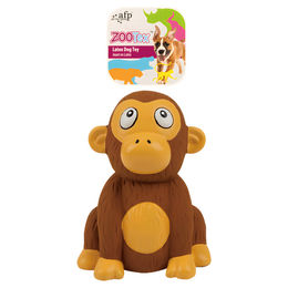 AFP Interactives Christopher Chimp Quietschspielzeug für Hunde aus Latex in Braun – Bild 1 von 1