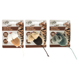 Produktbild von AFP Katzenspielzeug Lambswool Snow Maus Grau