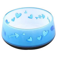 Produktbild von AFP Kitty Love Bowl Katzenfressnapf aus Kunststoff blau