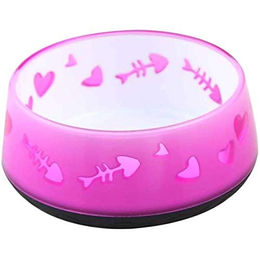 AFP Kitty Love Bowl Katzennapf aus Kunststoff Rosa – Bild 1 von 3