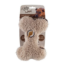 AFP Lambswool Plüsch Knochen Hundespielzeug aus Lammwolle – Bild 1 von 3