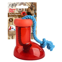 Produktbild von AFP Slow Feeder Doggies Shoes Big Boot Intelligenzspielzeug für Hunde Größe S Rot