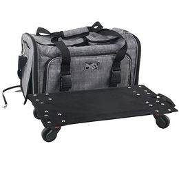 AFP Travel Dog Rollbare Transportbox für kleine Hunde aus Polyester in Grau und Bunt – Bild 1 von 2