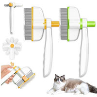Produktbild von Agger Fellbürste Set für Katzen aus Kunststoff 2 Stück
