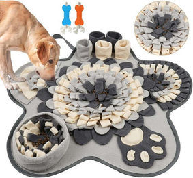 Agger Intelligenzspielzeug Schleckmatte für Hunde aus Stoff in Grau – Bild 1 von 5