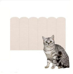 Agger Kratzmatte für Katzen als Möbelschutz aus Polyester in Beige – Bild 1 von 5