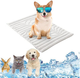 Agger Selbstkühlende Hundematte für Hunde und Katzen Grau Waschbar – Bild 1 von 4