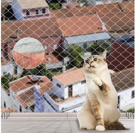 Agger Transparentes Katzen- und Vogelschutznetz aus Nylon 3x6 m – Bild 1 von 5