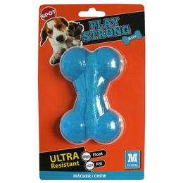 Agrobiothers Hund Kauspielzeug HSZ PlayStrong Knochen aus Kunststoff Blau 11cm – Bild 1 von 2