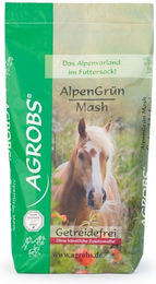 Produktbild von Agrobs Alpengrün Mash Palette 45 x 15 kg Pferdefutter