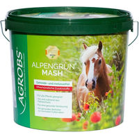 Produktbild von Agrobs Alpengrün Mash Pferdefutter zur Unterstützung von Magen-Darm und Stoffwechsel 5 kg - 5 kg