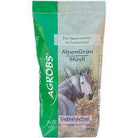 Produktbild von Agrobs Alpengrün Müsli zur Unterstützung von Stoffwechsel und Verdauung