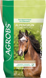 Produktbild von Agrobs Alpengrün Seniormüsli Ergänzungsfutter für Kaninchen und Kleintiere