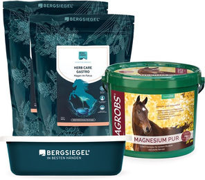 Produktbild von Agrobs BERGSIEGEL Relax Bundle Ergänzungsfutter für Magen-Darm 4200g