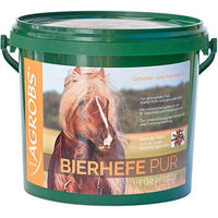 Produktbild von Agrobs Bierhefe Pur Pellets für Pferde zur Unterstützung von Haut, Fell, Hufen und Verdauung