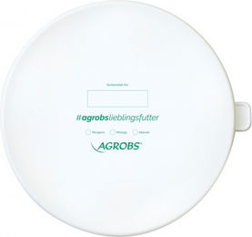 Produktbild von Agrobs Deckel für Futterschüssel und Futtereimer aus Kunststoff in Weiß