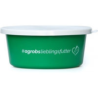 Produktbild von Agrobs Futterschüssel mit Deckel aus Melamin Grün