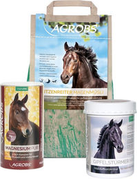 Produktbild von Agrobs Jessicas Sport Bundle Kraftfutter für Muskelaufbau und Magen-Darm-Gesundheit