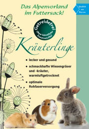 Produktbild von Agrobs Kräuterlinge Getrocknete Kräuter und Heu für Kaninchen und Meerschweinchen Vegan und ohne tierisches Protein