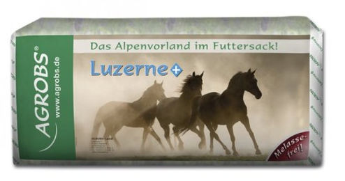Agrobs Luzerne+ Strukturfutter mit Grünhafer für Pferde 15 kg - 15 kg – Bild 1 von 8