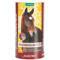 Produktbild von Agrobs Magnesium Pur Nahrungsergänzung als Pellet zur Beruhigung und für den Muskelaufbau 1000g