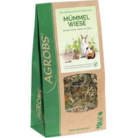 Produktbild von Agrobs Mümmelwiese Getrocknete Kräuter Getreidefrei und Ohne Zucker für Kaninchen Chinchilla und Degu