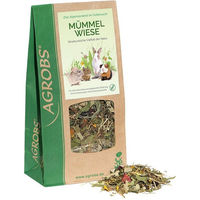 Produktbild von Agrobs Mümmelwiese Getrocknete Kräuter und Heu für Kaninchen Meerschweinchen Degu und Chinchilla 1000g