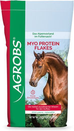 Produktbild von Agrobs MYO PROTEIN FLAKES Pflanzliches Einzelfuttermittel für Muskelaufbau und Sport bei Senioren