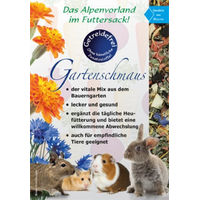 Produktbild von Agrobs Pre Alpin Gartenschmaus Getrocknete Kräuter Getreidefrei Ergänzungsfutter für Meerschweinchen und Nager 250 g