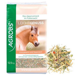 Agrobs PRE ALPIN LeichtGenuss Pferdefutter mit Stroh zur Gewichtskontrolle 12,5 kg - 12,5 kg – Bild 1 von 5
