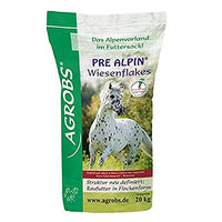 Produktbild von Agrobs Pre Alpin Wiesenflakes Ergänzungsfutter für Pferde ohne tierisches Protein 20 kg - 20000 g
