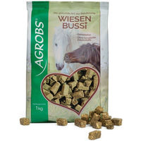 Produktbild von Agrobs PreAlpin WiesenBussi Kräuter Leckerli Ergänzungsfutter für Pferde 2 x 1 kg - 1 kg