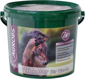 Agrobs Zink pur Ergänzungsfutter für Pferde 3 kg mit organisch gebundenem Zink zur Haut- und Fellpflege - 3000 g – Bild 1 von 6