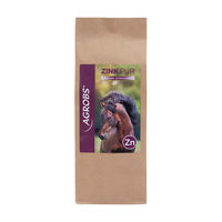 Produktbild von Agrobs Zink Pur Pferdefutter Ergänzungspulver für Haut Fell und Immunsystem 800g