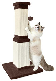 AGYM Kratzbaum für Katzen aus Sisal in Braun 81,3 cm hoch – Bild 1 von 1