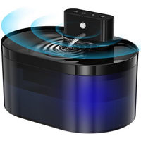 Produktbild von AIBISTAR Trinkautomat Trinkbrunnen für Katzen und Hunde mit Aktivkohle-Wasserfilter 2 l Schwarz - 2 l