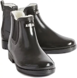 Aigle Carville 2 Damen Reitstiefel aus Gummi wasserabweisend Schwarz Größe 39 – Bild 1 von 1