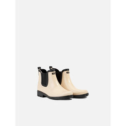 Produktbild von Aigle Damen Reitstiefel Carville aus Naturkautschuk wasserdicht Weiß Beige Größe 36