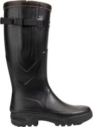 Aigle Gummistiefel Parcours 2 Vario Unisex Schwarz aus Naturkautschuk wasserdicht Größe 47 – Bild 1 von 4