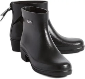 Produktbild von Aigle Myrica Regenstiefel für Damen aus Gummi Schwarz Größe 37 wasserdicht