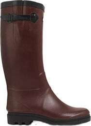Aigle Reitstiefel für Damen aus Naturkautschuk wasserdicht Braun Sureau Größe 41 – Bild 1 von 3