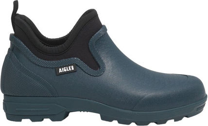 Aigle Stallschuhe Lessfor Plus 2 Damen aus Naturkautschuk Schwarz Blau Größe 39 – Bild 1 von 2