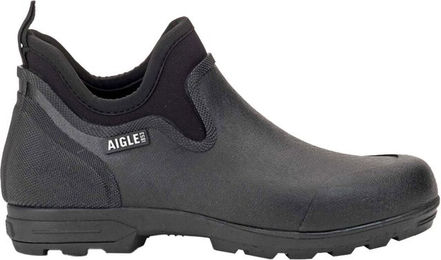 Aigle Stallschuhe Lessfor Plus M Herren Schwarz aus Naturkautschuk wasserdicht – Bild 1 von 3