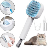 Produktbild von AIMAX Steamy Brush Multifunktionale Dampfbürste für Katzen zur Fellpflege mit USB-Ladefunktion