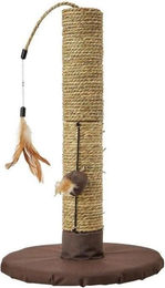 Aimé Katzenkratzbaum mit 2 Spielzeugfedern und rutschfester Basis 48 x 30/35 cm – Bild 1 von 3