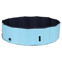 Produktbild von AK for Pets Hundeschwimmbad Pool aus Kunststoff Blau 120cm x 30cm