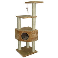 Produktbild von AK for Pets Katzenmöbel Susan beige 40 x 40 x 120 cm