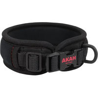 Produktbild von AKAH Comfort Standard Hundehalsband aus Neopren wasserdicht in Schwarz und Orange