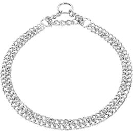 Produktbild von AKAH Erziehungshalsband für Hunde aus Metall in Silber 60cm